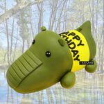 3D Crocodile Fondant Cake