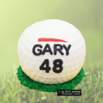 Golf Ball Fondant Cake