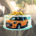 Mini Lover Car Cake Style 2