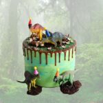 Party Dinosaur Drip Cake