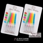 2 Packets: Rainbow Candles