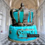 2 Tier - Crown Prince Fondant Cake