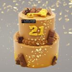 21st Golden Key Cake - Image 2