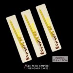 3 Pieces Promo: Long Gold Candle 金色蛋糕长蜡烛