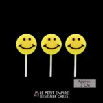 3 Pieces Promo: Mini Smiley Candle 笑脸 蛋糕小蜡烛