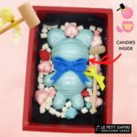 Bear Chocolate Pinata - Baby Blue Surprise Box