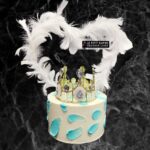 Feather Heart Princess Tiara Cake 2