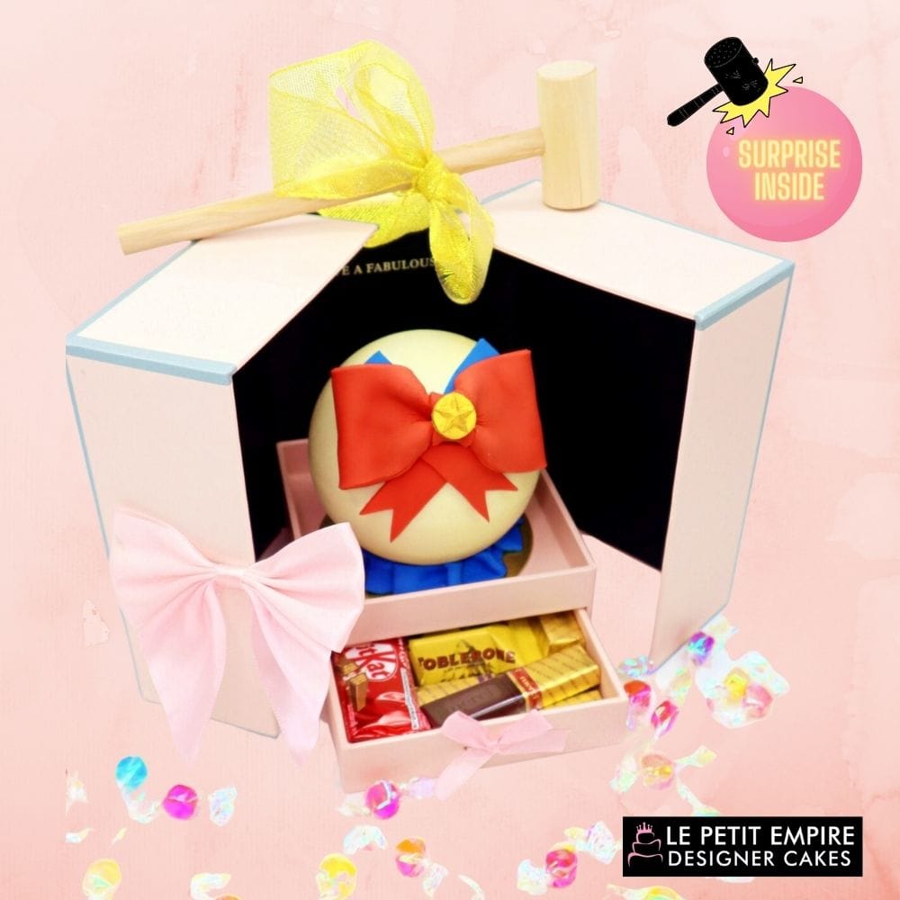 MINI Magic Ribbon Pinata Gift Box 迷你 魔法丝带 敲敲乐 MINI MAGIC RIBBON Chocolate Pinata Gift Box - Image 1