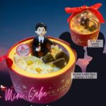 🟢 HAPPY MAN Globe Bucket Cake Gift Box 男神父亲老板抱抱桶蛋糕2