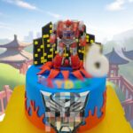 Robot Fondant Cake