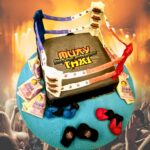 Muay Thai Boxing Ring 3D Cake