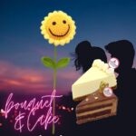 🔥COMBO Flower + 2 Slice Cake 笑脸毛线花 蛋糕片 Smiley Crochet Flower