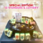 🟢 13 Wonders Mahjong Tiles with Lottery Ticket Special - Gourmet Cake