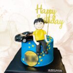 3D Man & Car Cake Stars
